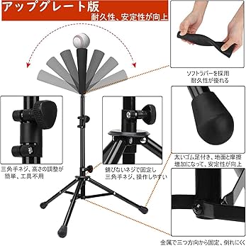 野球ネット＆バッティングスタンド 野球 練習 バッティングティースタンド 硬式 軟式 ソフト対応 高